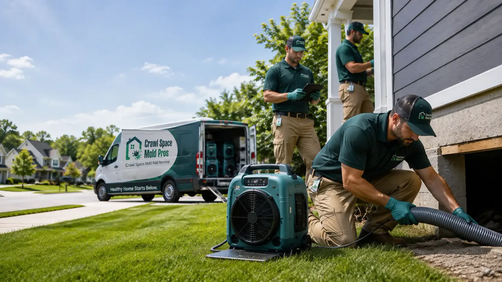Crawl Space Mold Removal in Taft, CA